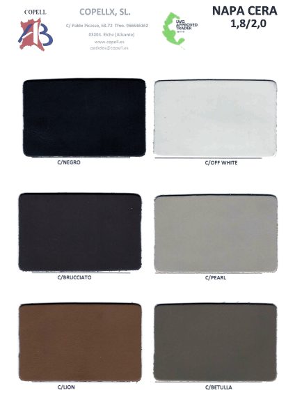catalogo napa cera
